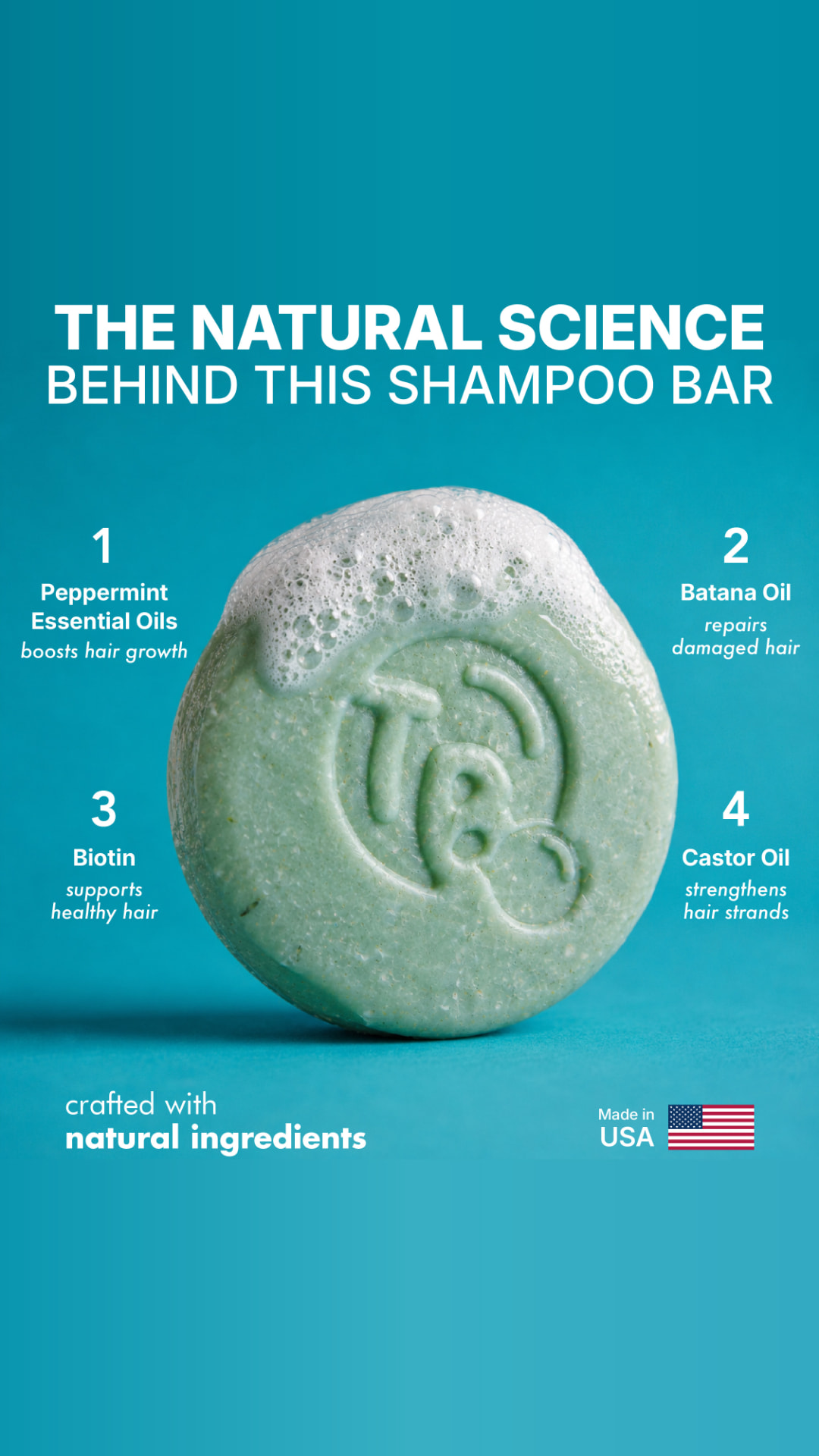 Tree Bottle USA natural science shampoo bar ad