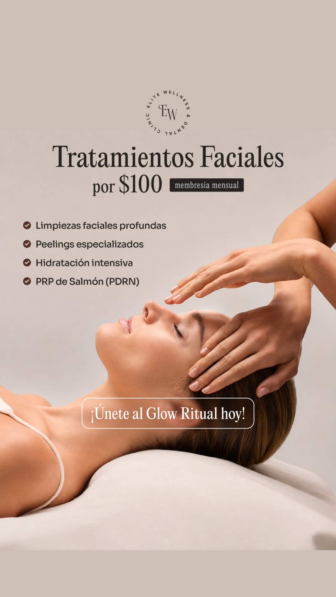 Elite Wellness & Dental Clinic facial treatments ad