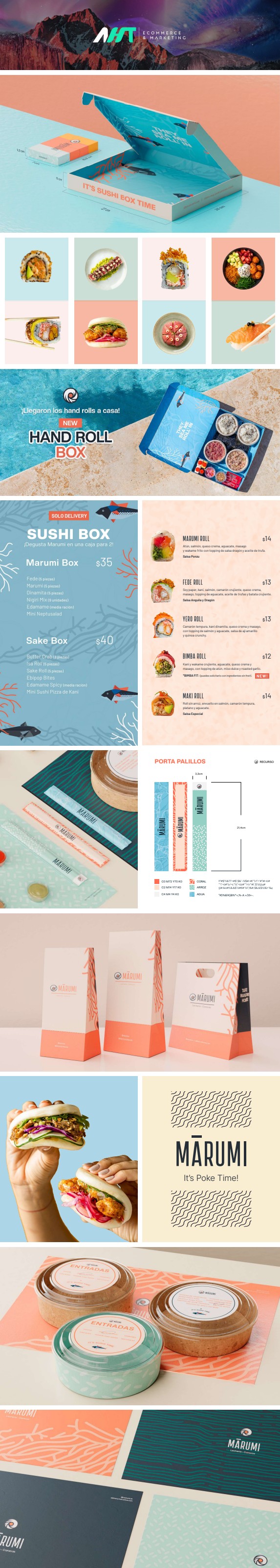 Marumi Sushi creative work